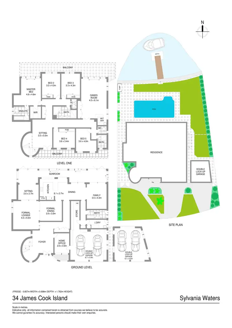 Floorplan of Homely house listing, 34 James Cook Island, Sylvania Waters NSW 2224