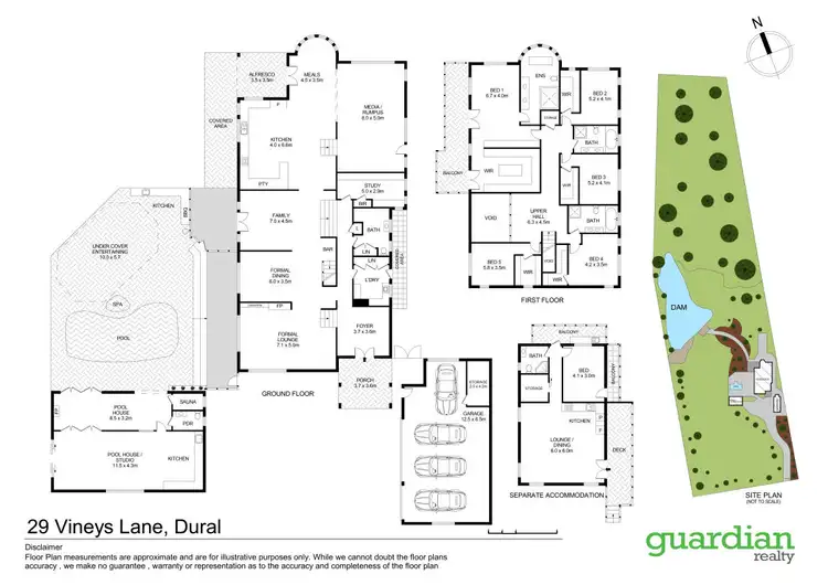Floorplan of Homely house listing, 29 Vineys Lane, Dural NSW 2158