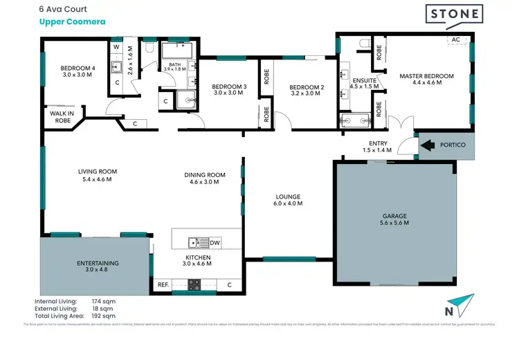 Floorplan of Homely house listing, 6 Ava Court, Upper Coomera QLD 4209