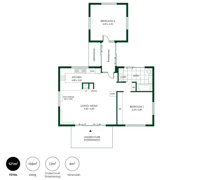 Floorplan of Homely house listing, 134 Stringy Bark Road, Cudlee Creek SA 5232