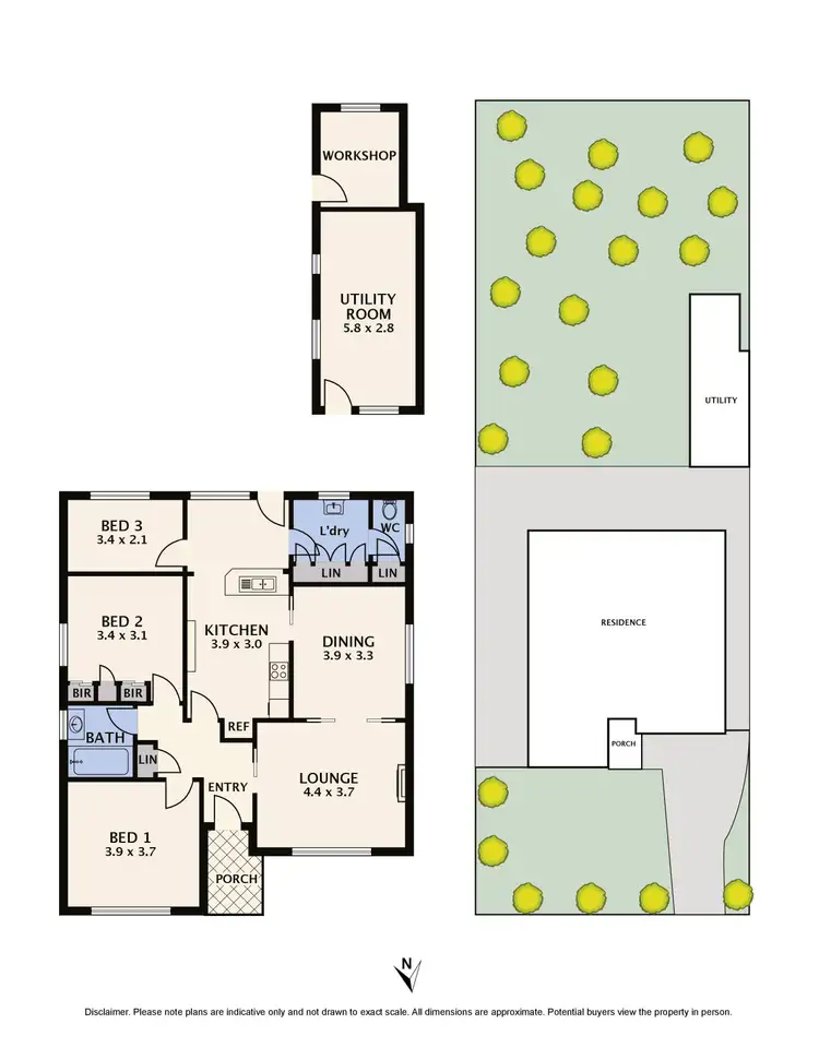 Floorplan of Homely house listing, 31 Gilbank Street, Reservoir VIC 3073