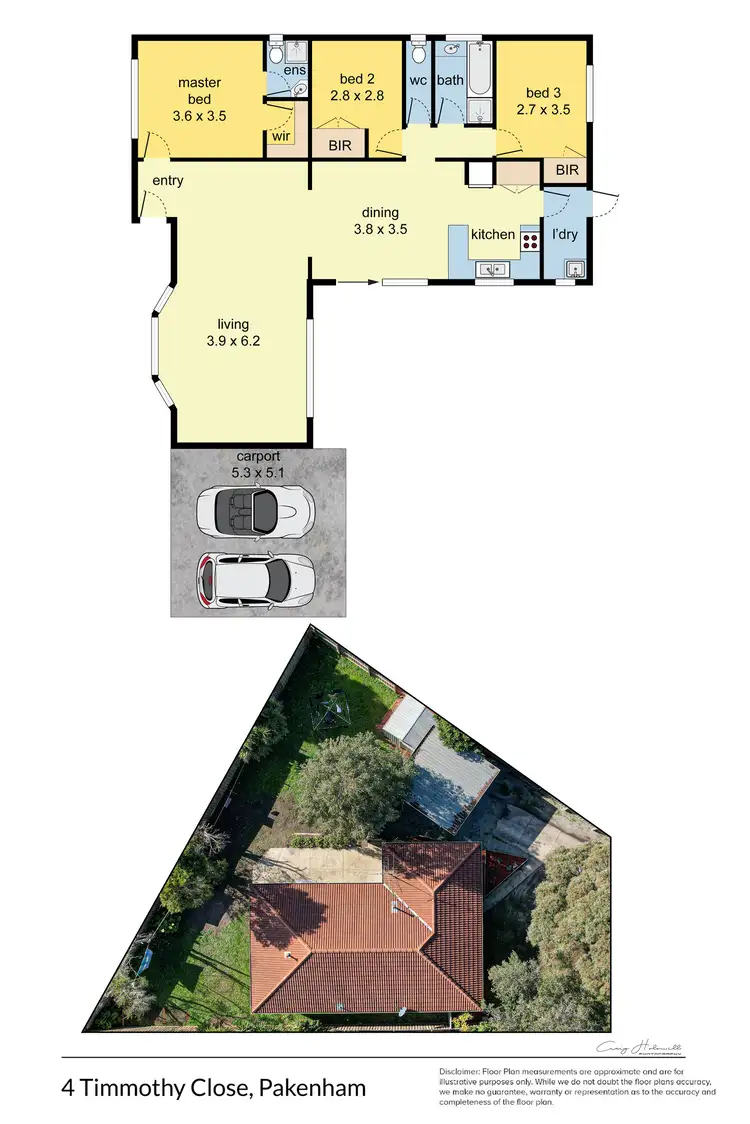 Floorplan of Homely house listing, 4 Timmothy Close, Pakenham VIC 3810