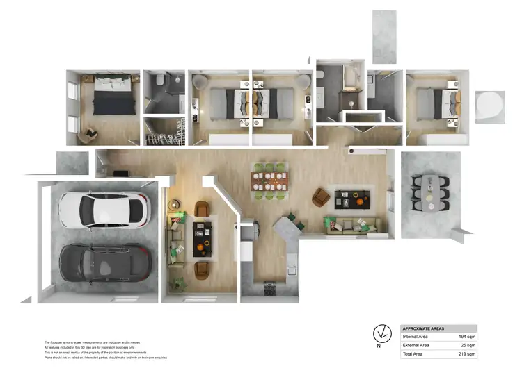 Floorplan of Homely house listing, 62 Tempranillo Crescent, Cessnock NSW 2325