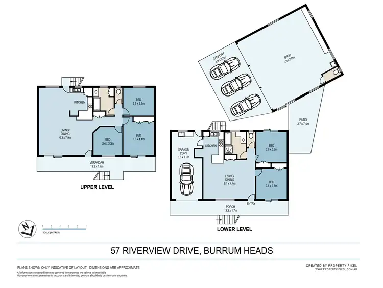 Floorplan of Homely house listing, 57 Riverview Drive, Burrum Heads QLD 4659