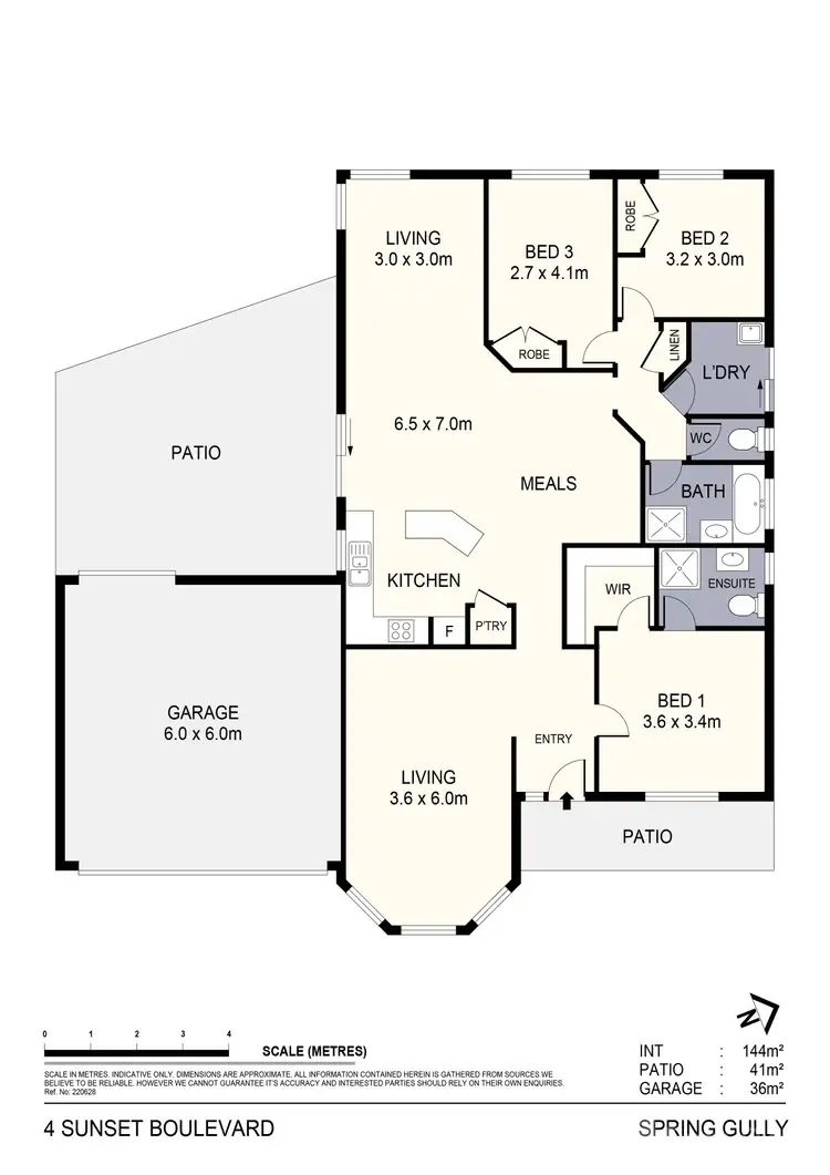 Floorplan of Homely house listing, 4 Sunset Boulevard, Spring Gully VIC 3550