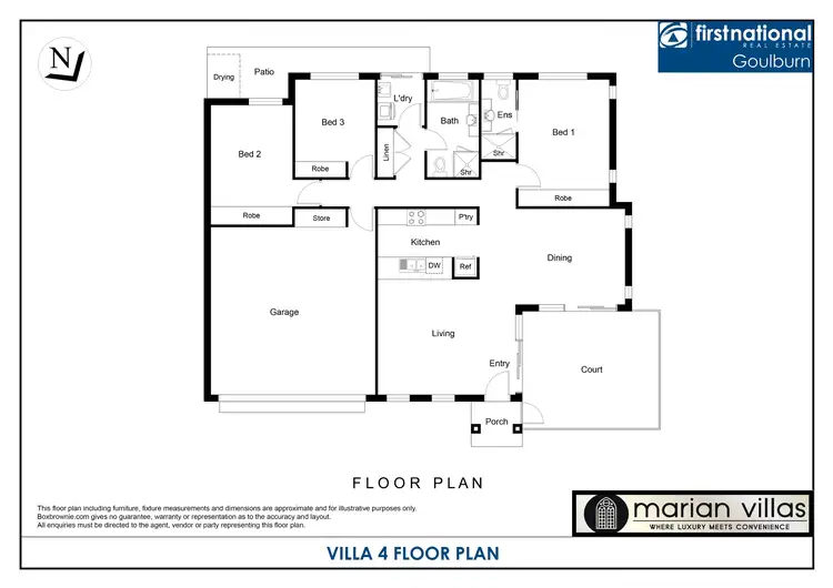 Floorplan of Homely house listing, 4/85 Bourke Street, Goulburn NSW 2580