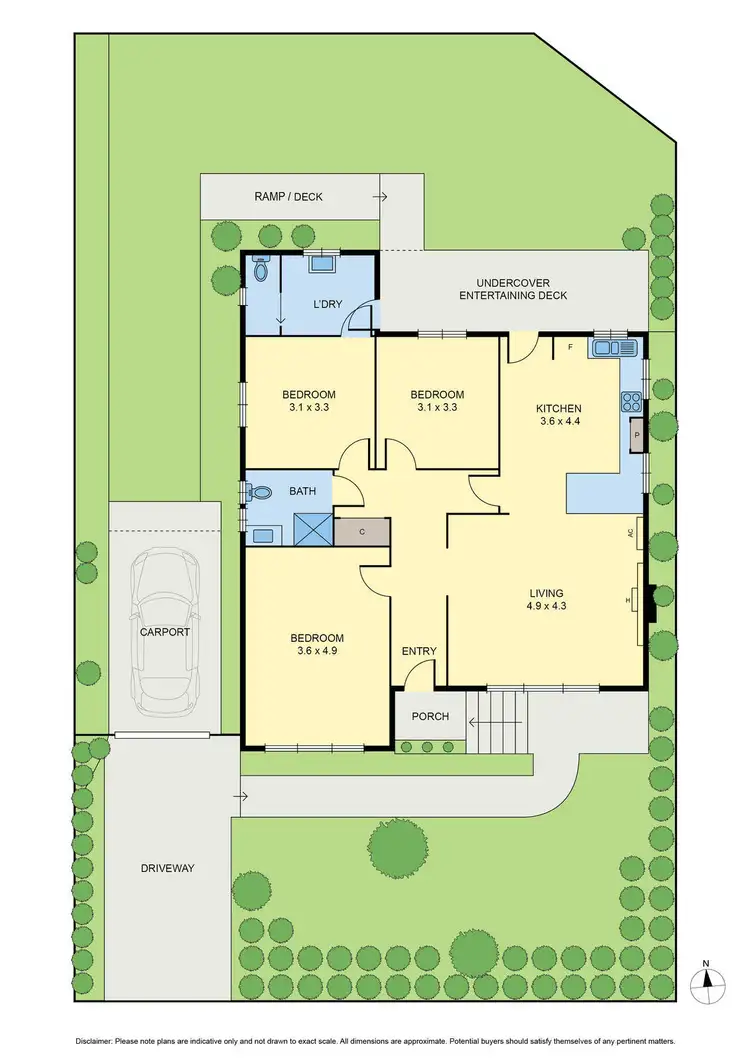 Floorplan of Homely house listing, 420a Buckley Street, Essendon West VIC 3040