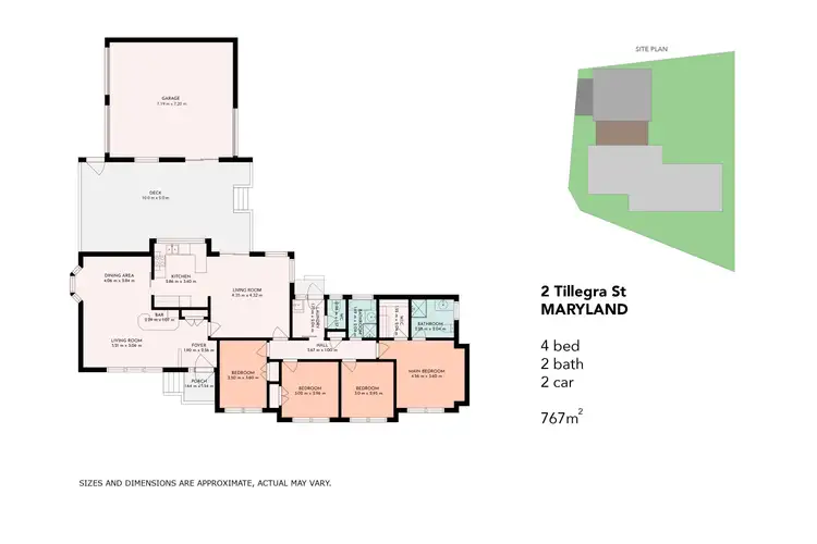 Floorplan of Homely house listing, 2 Tillegra Street, Maryland NSW 2287
