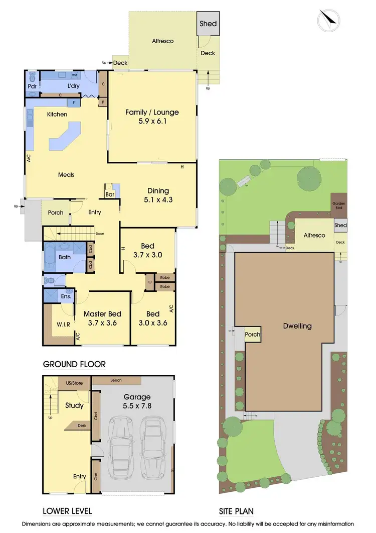 Floorplan of Homely house listing, 14 Michelle Avenue, Watsonia North VIC 3087