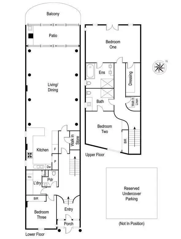 Floorplan of Homely unit listing, 4/41 York Street, Launceston TAS 7250