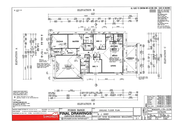 Floorplan of Homely house listing, 4 Silverwoods Boulevard, Yarrawonga VIC 3730