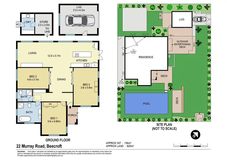 Floorplan of Homely house listing, 22 Murray Road, Beecroft NSW 2119