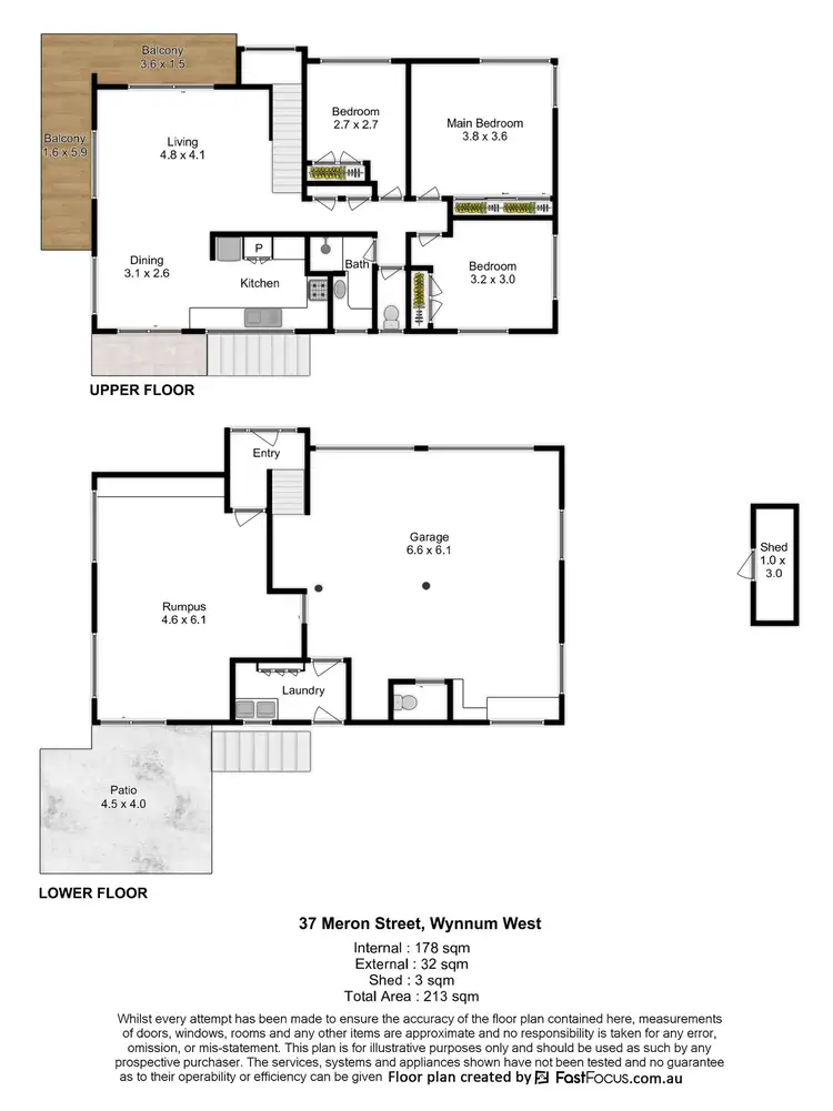 Floorplan of Homely house listing, 37 Meron Street, Wynnum West QLD 4178