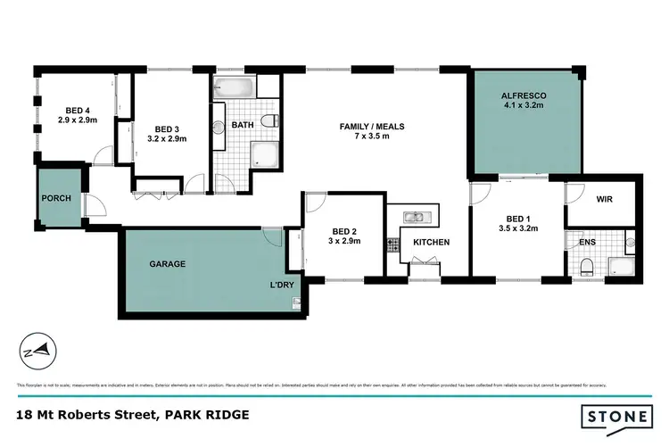 Floorplan of Homely house listing, 18 Mount Roberts Street, Park Ridge QLD 4125