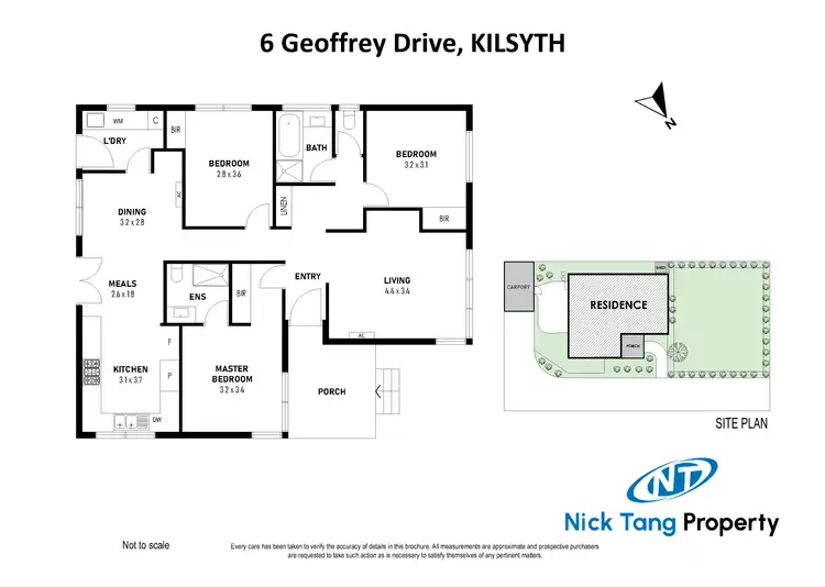 Floorplan of Homely house listing, 6 Geoffrey Drive, Kilsyth VIC 3137