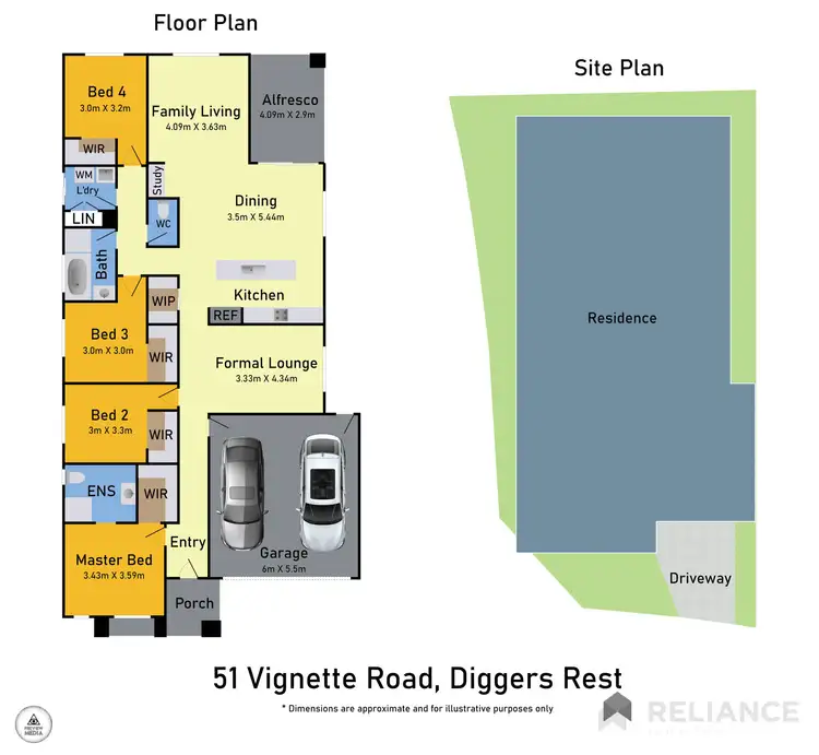 Floorplan of Homely house listing, 51 Vignette Road, Diggers Rest VIC 3427