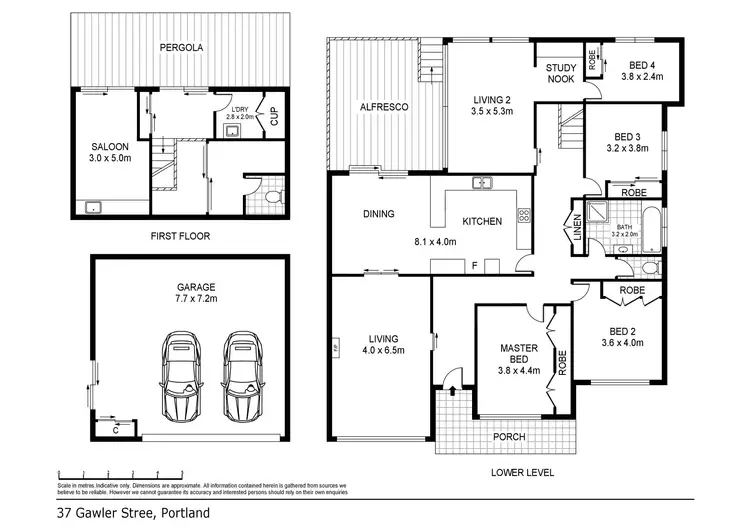 Floorplan of Homely house listing, 37 Gawler Street, Portland VIC 3305