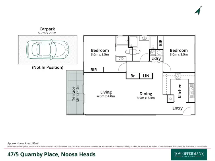 Floorplan of Homely unit listing, 47/5 Quamby Place, Noosa Heads QLD 4567