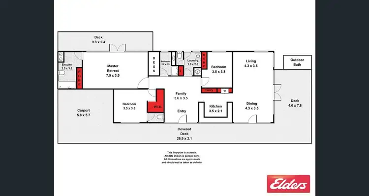 Floorplan of Homely rural property listing, 195 Barnes Road, Kardella South VIC 3950