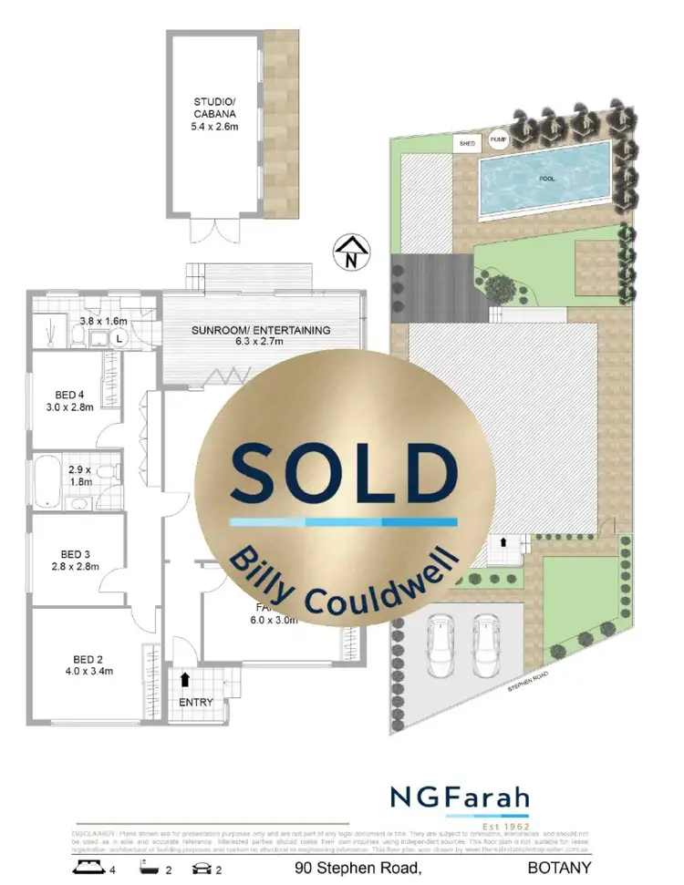 Floorplan of Homely house listing, 90 Stephen Road, Botany NSW 2019