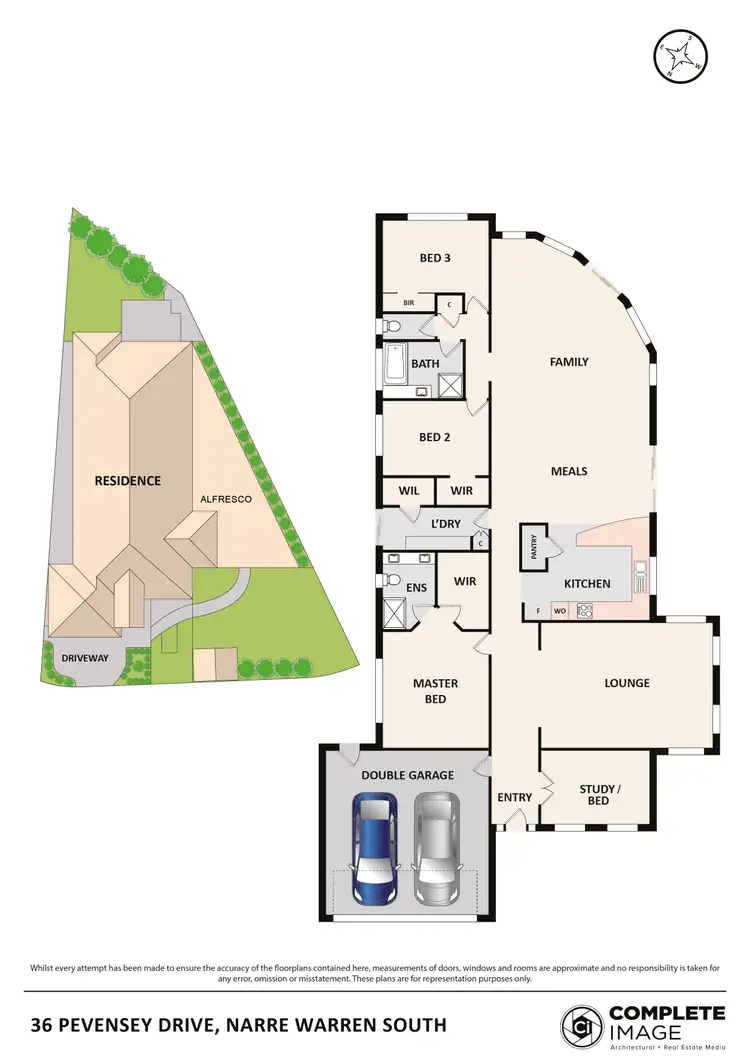 Floorplan of Homely house listing, 36 Pevensey Drive, Narre Warren South VIC 3805