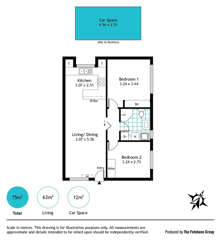 Floorplan of Homely unit listing, 12/213-215 Anzac Highway, Plympton SA 5038