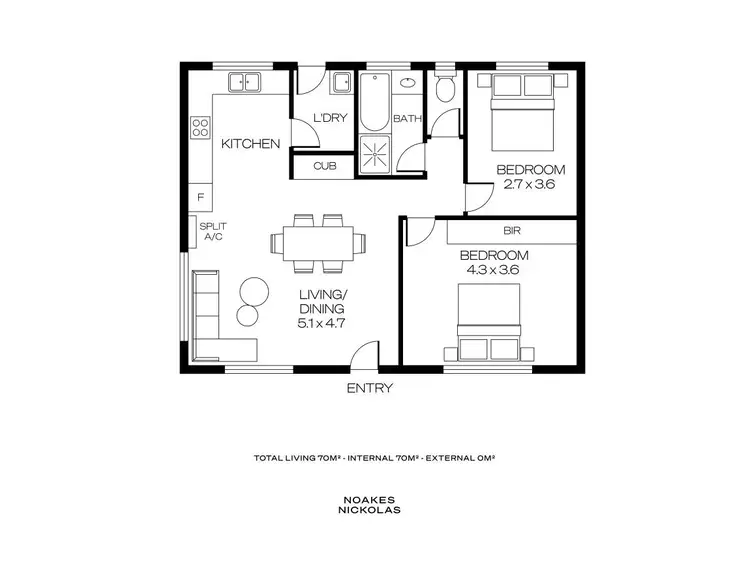 Floorplan of Homely house listing, 2/113 Spring Street, Queenstown SA 5014