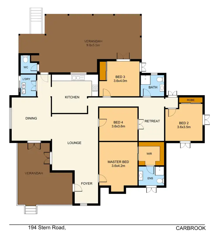 Floorplan of Homely house listing, 194-204 Stern Road, Carbrook QLD 4130