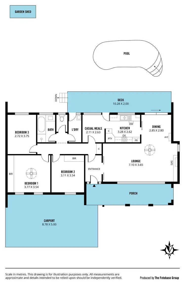 Floorplan of Homely house listing, 12 Lawson Road, Happy Valley SA 5159