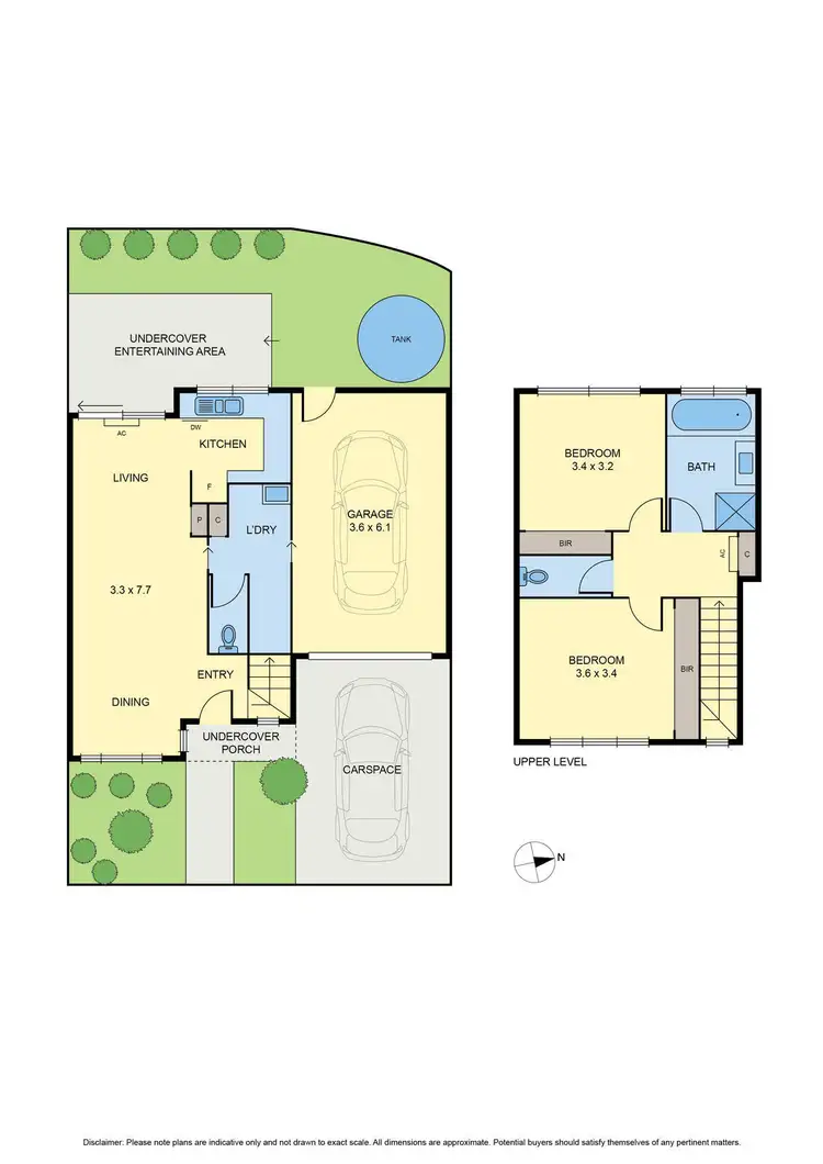 Floorplan of Homely townhouse listing, 1A Wilna Street, Pascoe Vale VIC 3044
