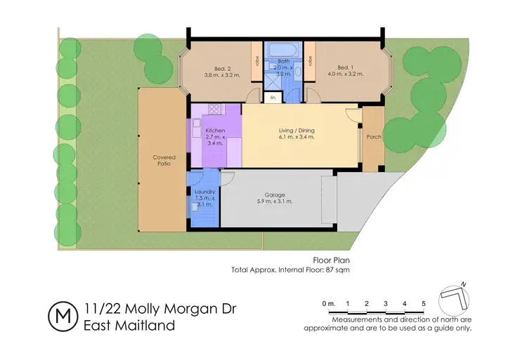 Floorplan of Homely house listing, 11/22 Molly Morgan Drive, East Maitland NSW 2323