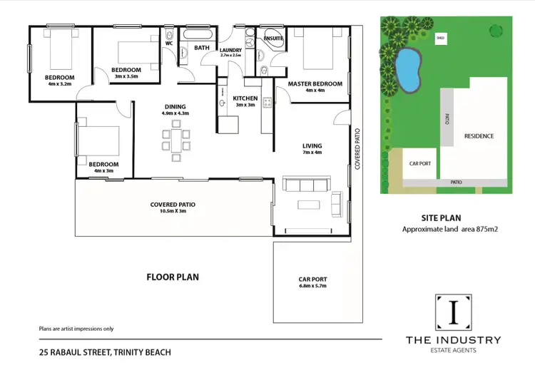 Floorplan of Homely house listing, 25 Rabaul Street, Trinity Beach QLD 4879