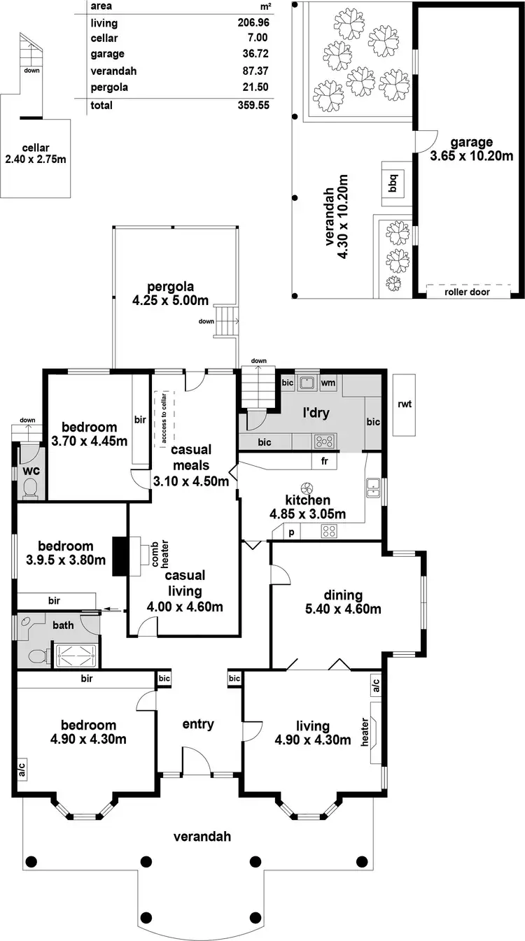 Floorplan of Homely house listing, 365 Portrush Road, Toorak Gardens SA 5065