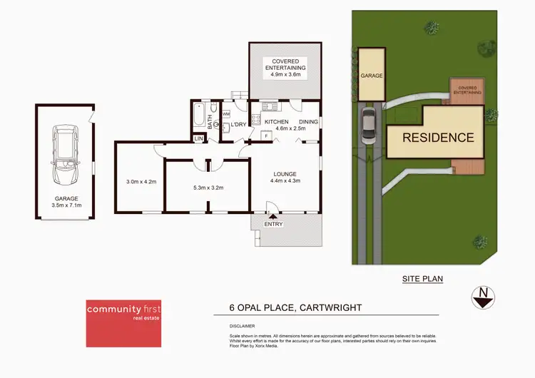 Floorplan of Homely house listing, 6 Opal Place, Cartwright NSW 2168