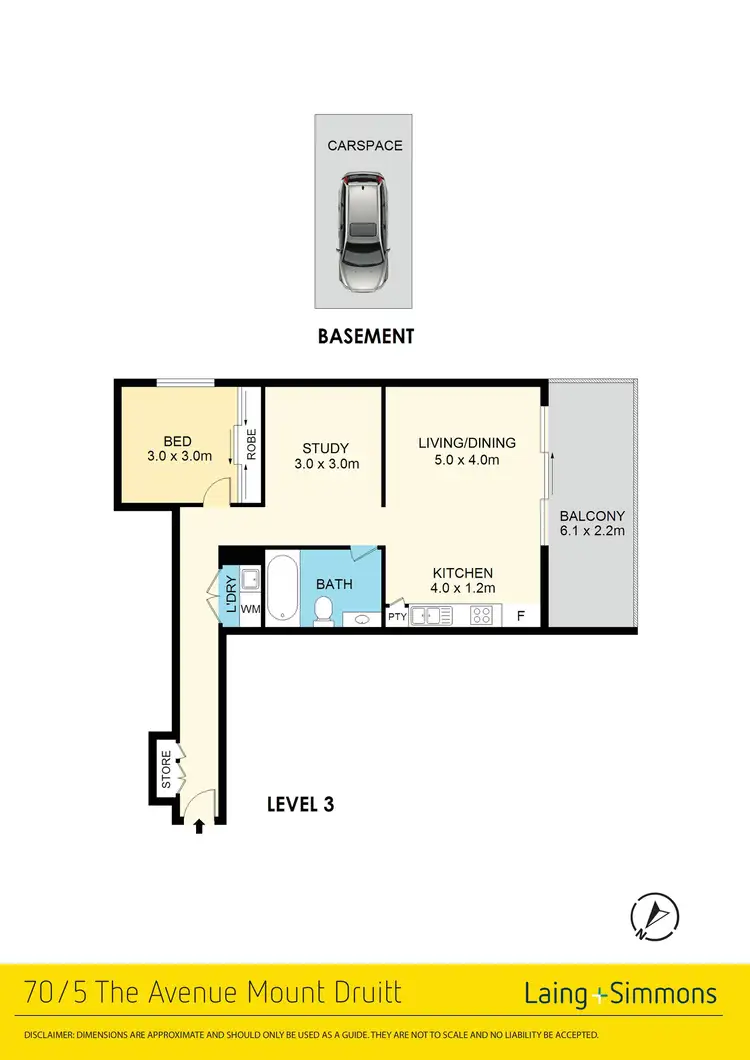 Floorplan of Homely unit listing, 70/5-7 The Avenue, Mount Druitt NSW 2770