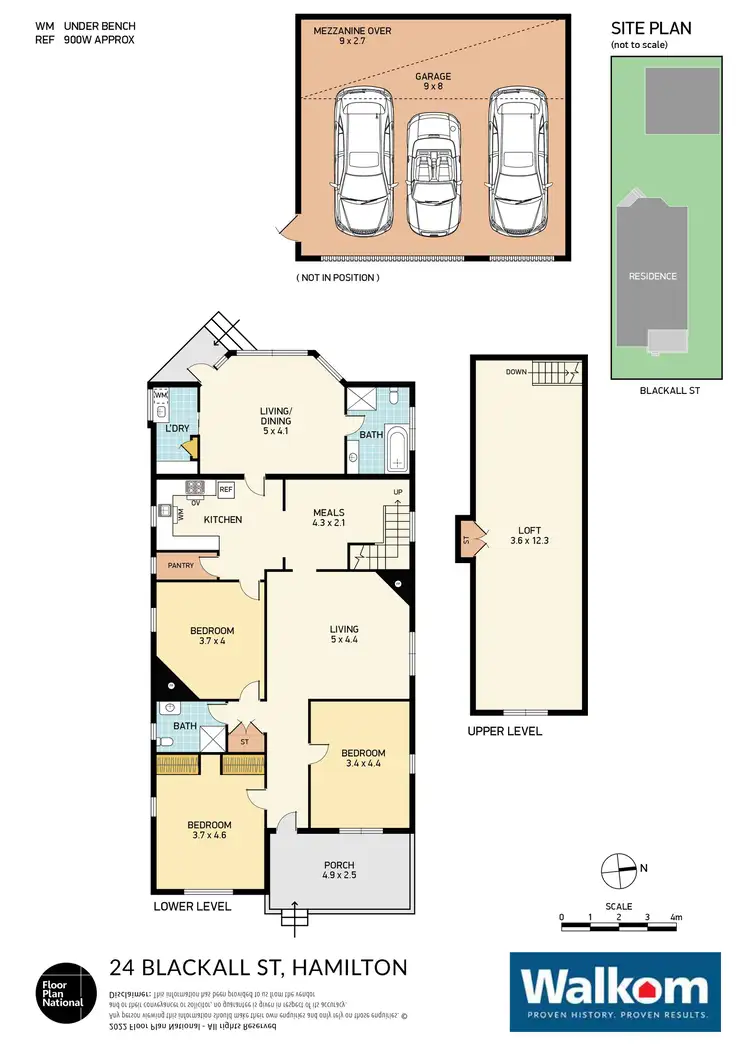 Floorplan of Homely house listing, 24 Blackall Street, Hamilton NSW 2303