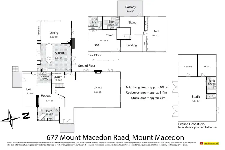 Floorplan of Homely house listing, 677 Mount Macedon Road, Mount Macedon VIC 3441