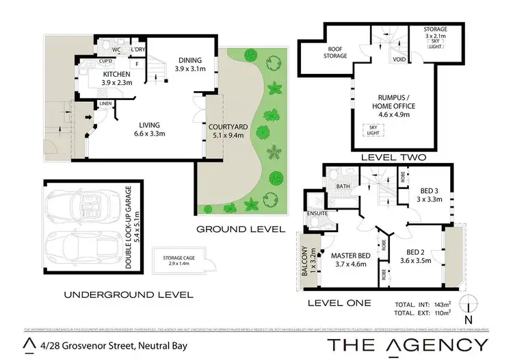Floorplan of Homely townhouse listing, 4/28 Grosvenor Street, Neutral Bay NSW 2089