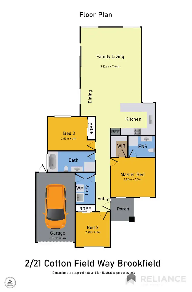 Floorplan of Homely house listing, 2/21 Cotton Field Way, Brookfield VIC 3338