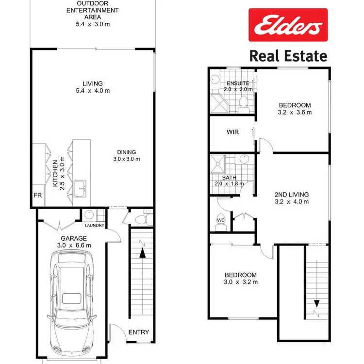 Floorplan of Homely unit listing, 2/12D MacArthur Street, South Toowoomba QLD 4350