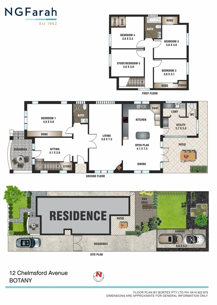 Floorplan of Homely house listing, 12 Chelmsford Avenue, Botany NSW 2019