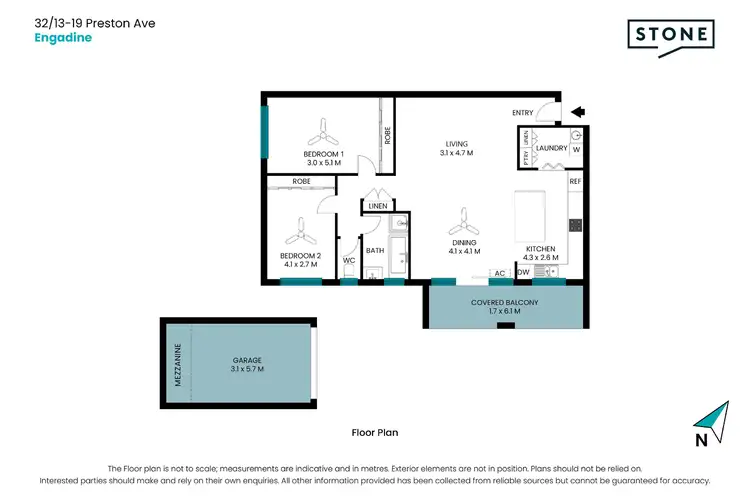 Floorplan of Homely apartment listing, 32/13-19 Preston Avenue, Engadine NSW 2233