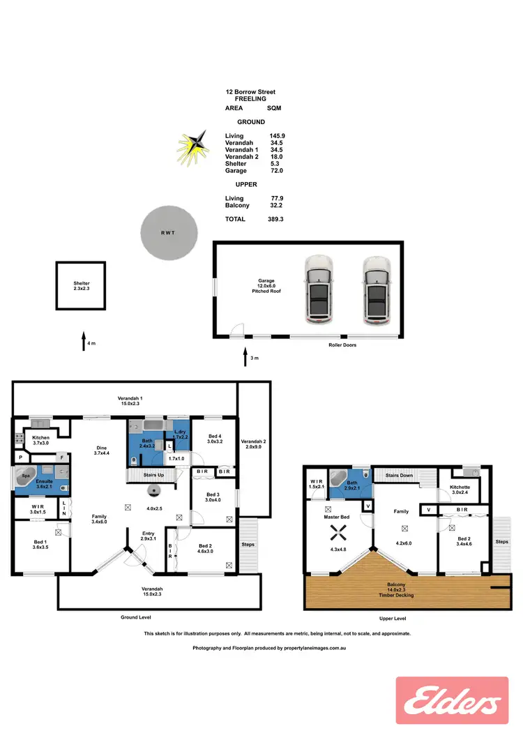 Floorplan of Homely house listing, 12 Borrow Street, Freeling SA 5372