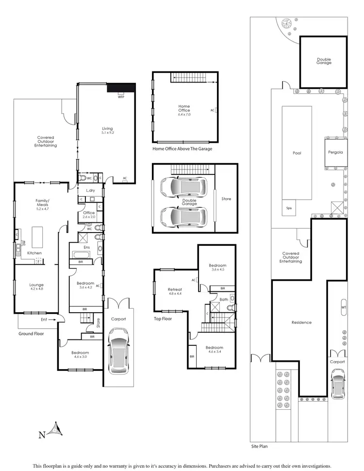 Floorplan of Homely house listing, 74 Keith Avenue, Edithvale VIC 3196