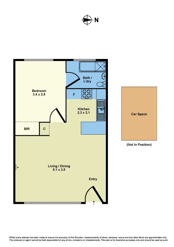 Floorplan of Homely block of units listing, 4 Una Street, Sunshine VIC 3020