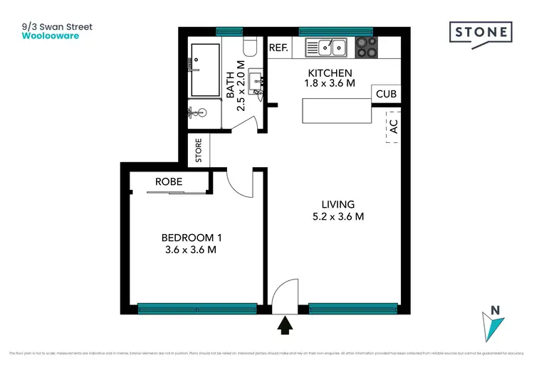 Floorplan of Homely apartment listing, 9/3 Swan Street, Woolooware NSW 2230