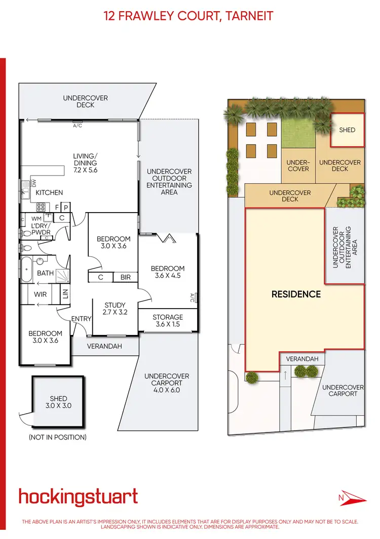 Floorplan of Homely house listing, 12 Frawley Court, Tarneit VIC 3029