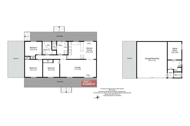 Floorplan of Homely house listing, 14 Mary Street, Strahan TAS 7468