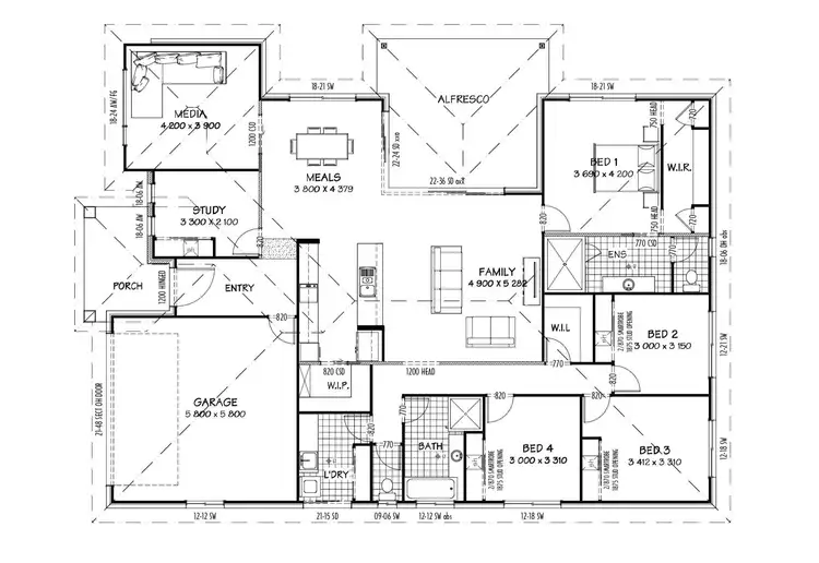 Floorplan of Homely house listing, 46 Thurston Street, Kleinton QLD 4352
