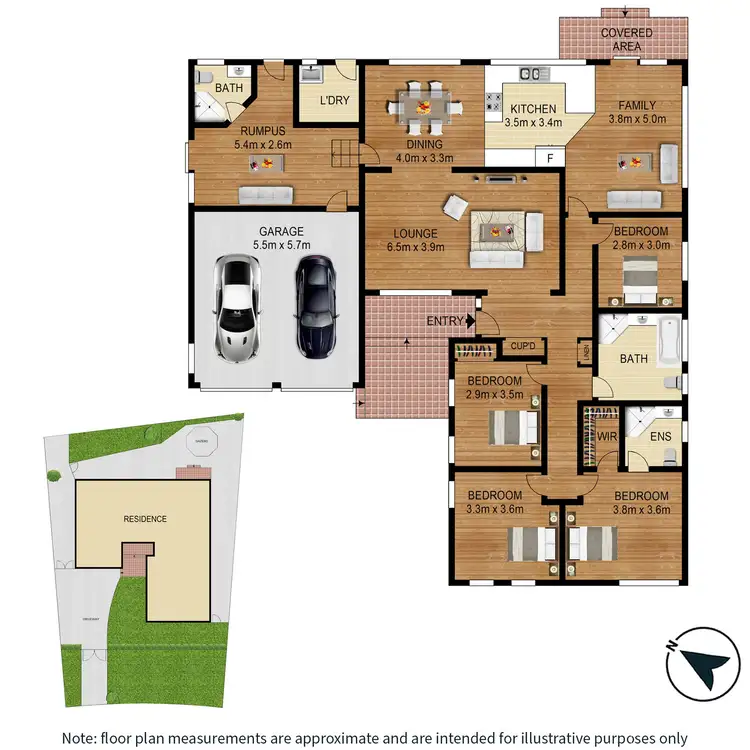 Floorplan of Homely house listing, 74 Macquarie Drive, Cherrybrook NSW 2126